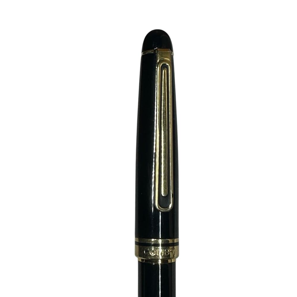 Colibri Classic Fountain Pen Black with Goldtone Accents Vintage 1990's - Picture 7 of 10